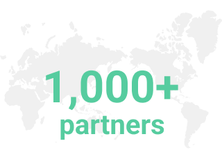 1000+ partners