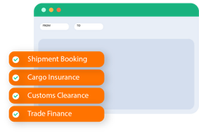 One-stop shipping, customs clearance, cargo insurance and trade finance for e-commerce companies, online shop, importers and exporters and retail companies