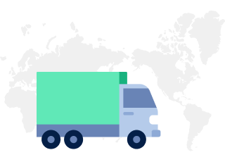 Global Coverage via Land Networks