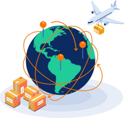 Covering Asia, Australia, New Zealand, USA, Canada and Europe Average shipping cost is 30% cheaper than the market