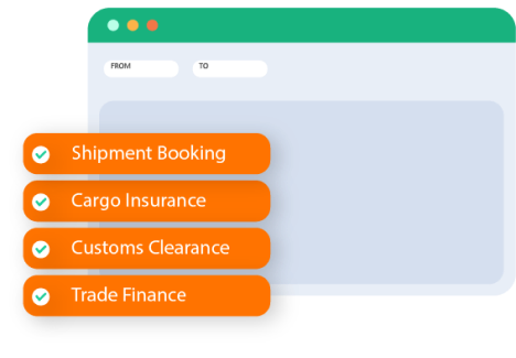 One-stop shipping, customs clearance, cargo insurance and trade finance for e-commerce companies, online shop, importers and exporters and retail companies
