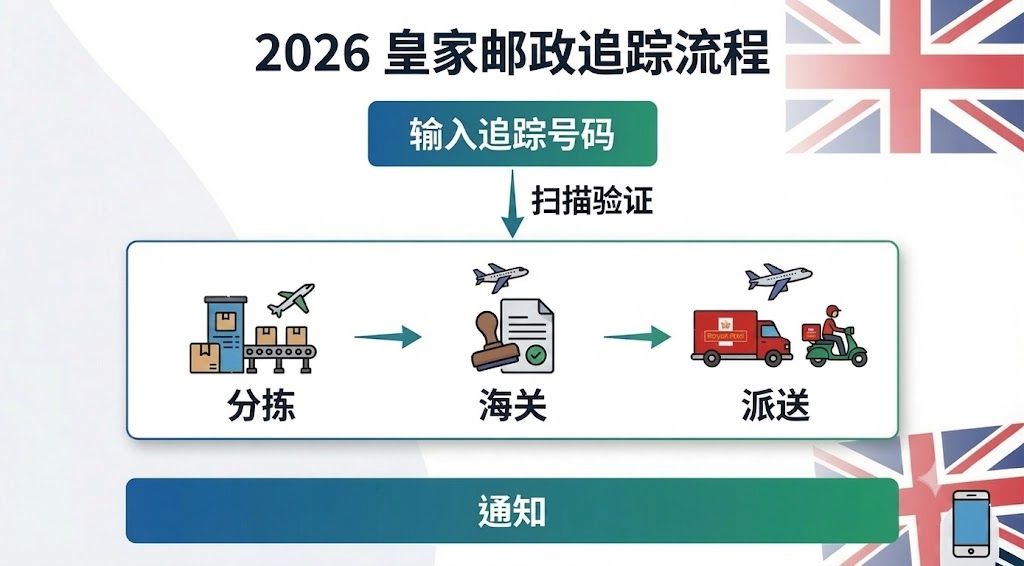 2026 年皇家邮政追踪流程