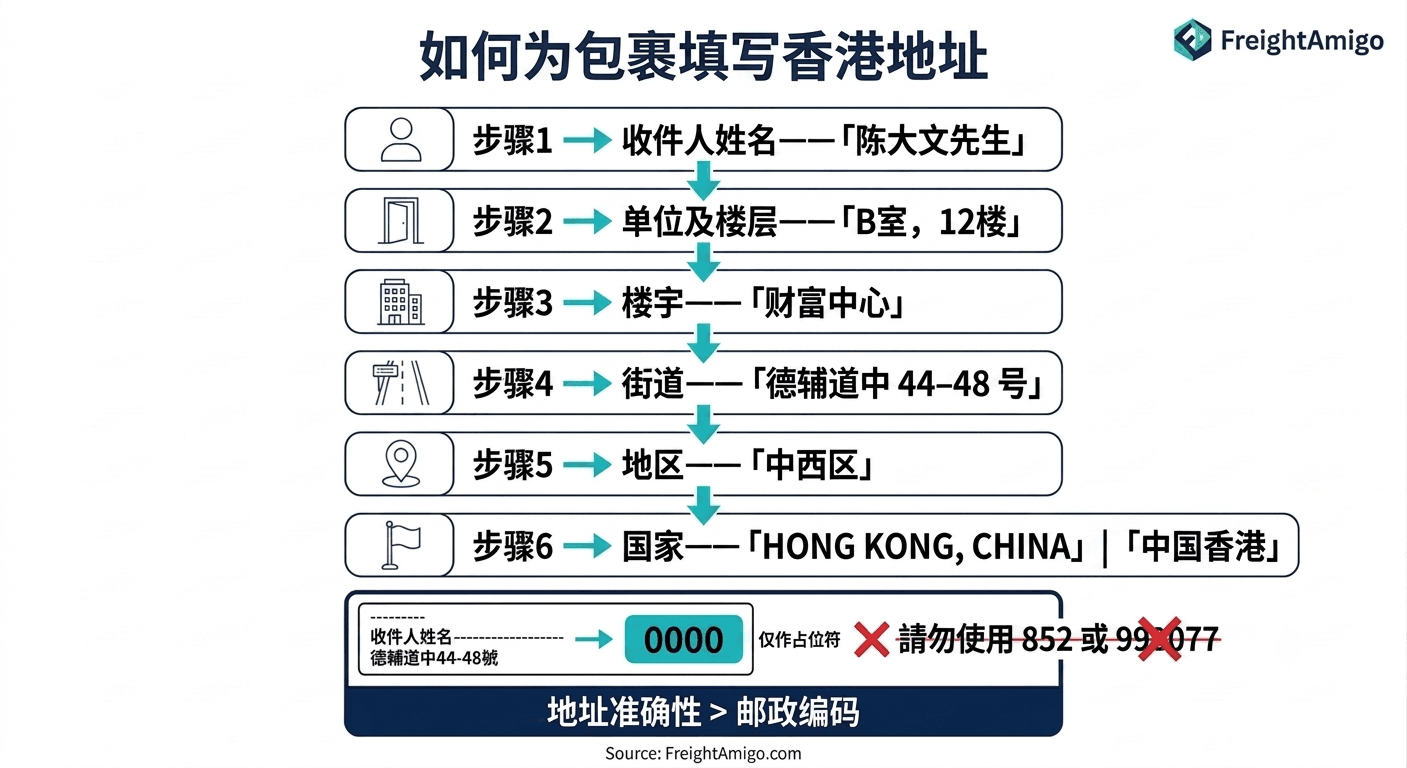 2026年香港运输地址格式指南
