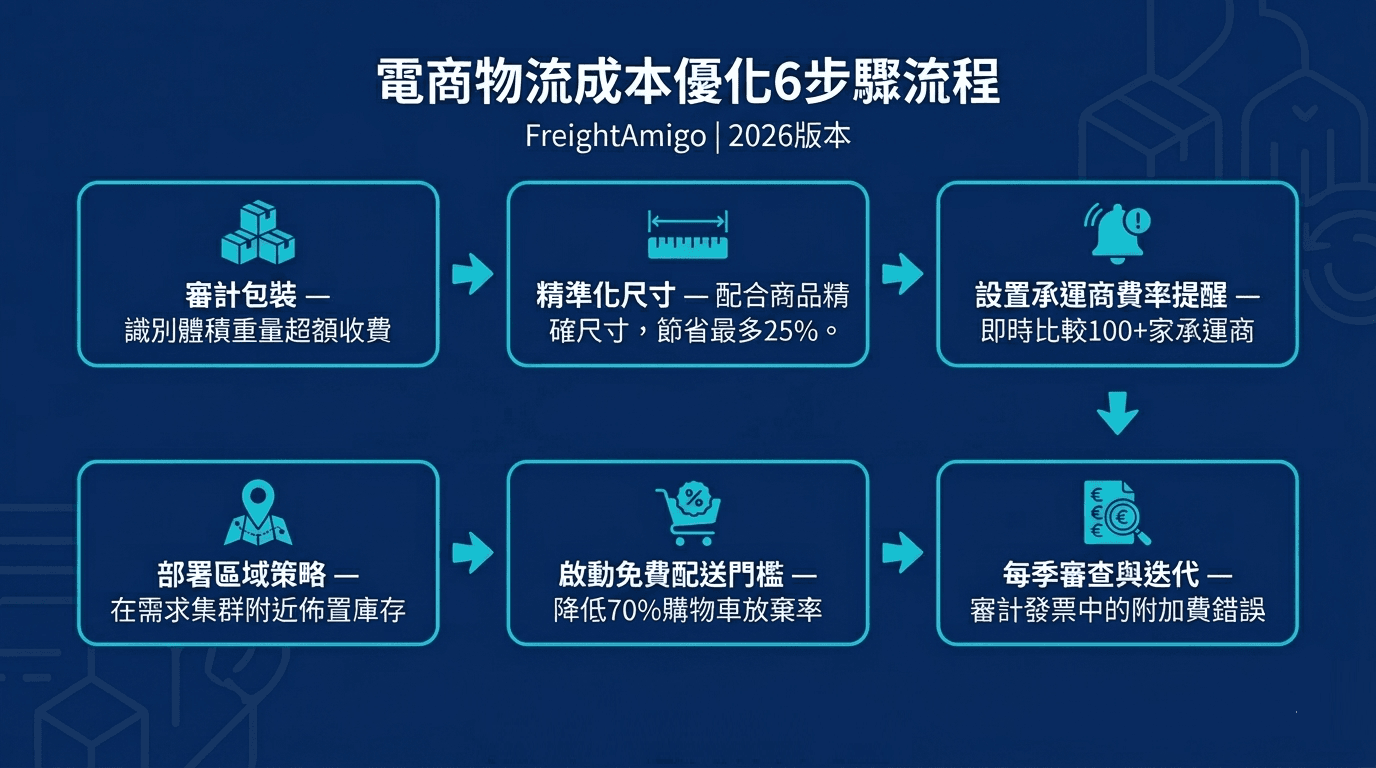 2026年電商物流成本優化6步驟流程圖.png
