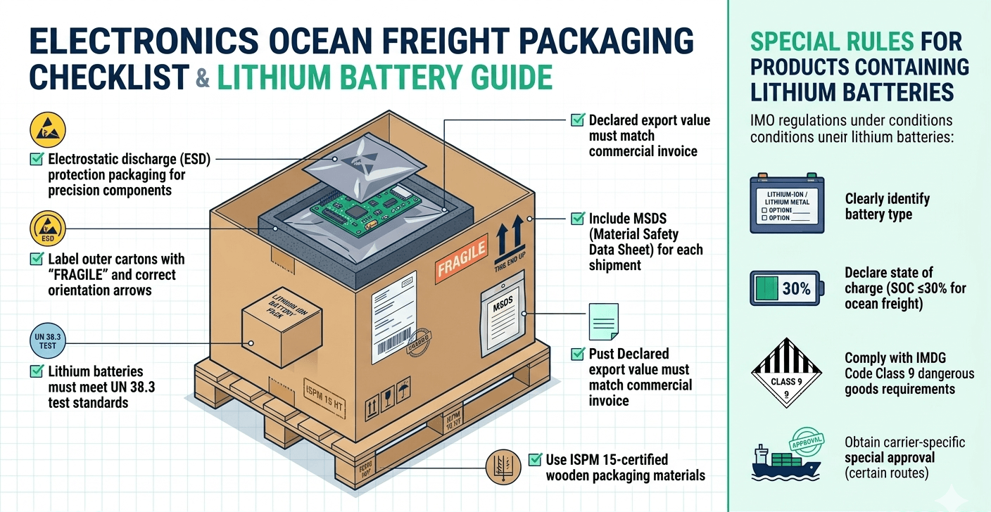 Electronics ocean freight packaging checklist & Lithium battery guide.png