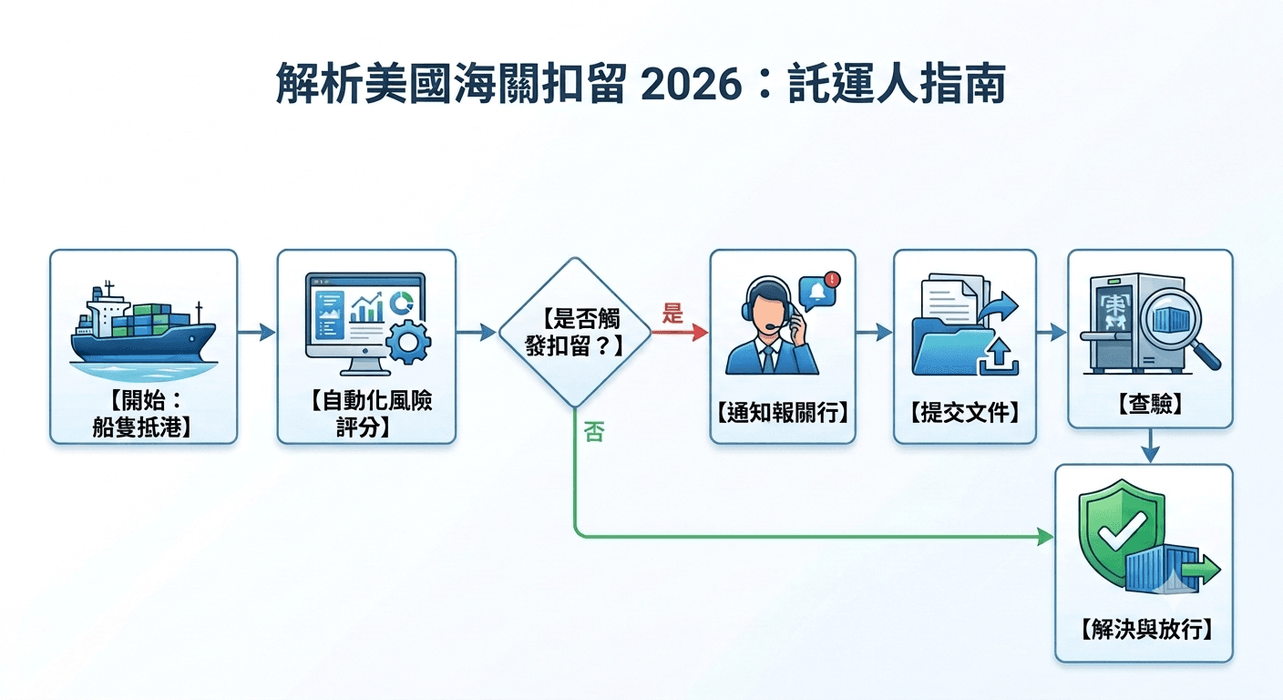 解析美國海關扣留2026:托運人指南