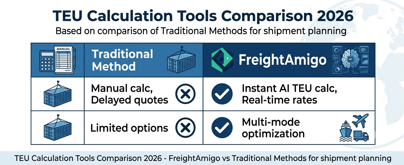 TEU Calculation Tools Comparison 2026