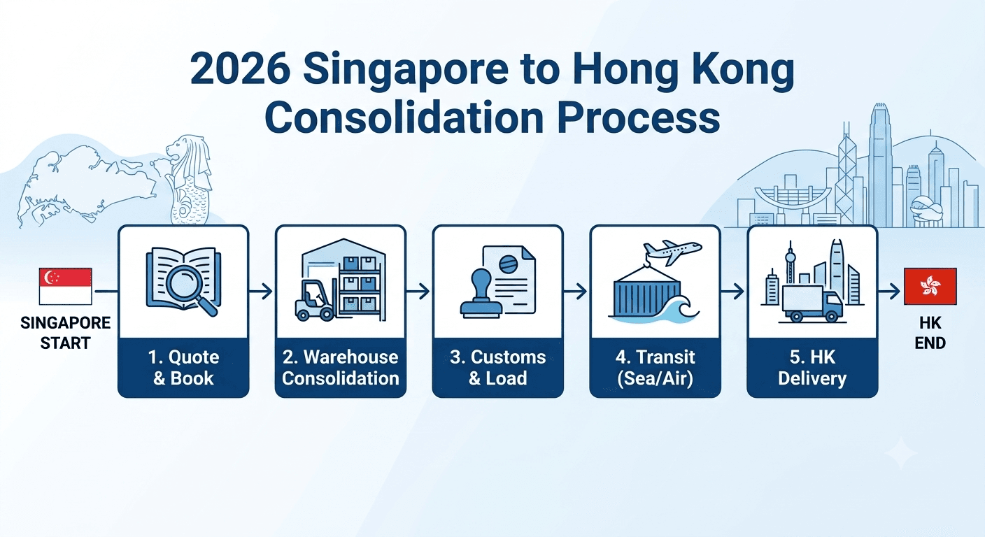 2026 Singapore to Hong Kong Concolidation Process