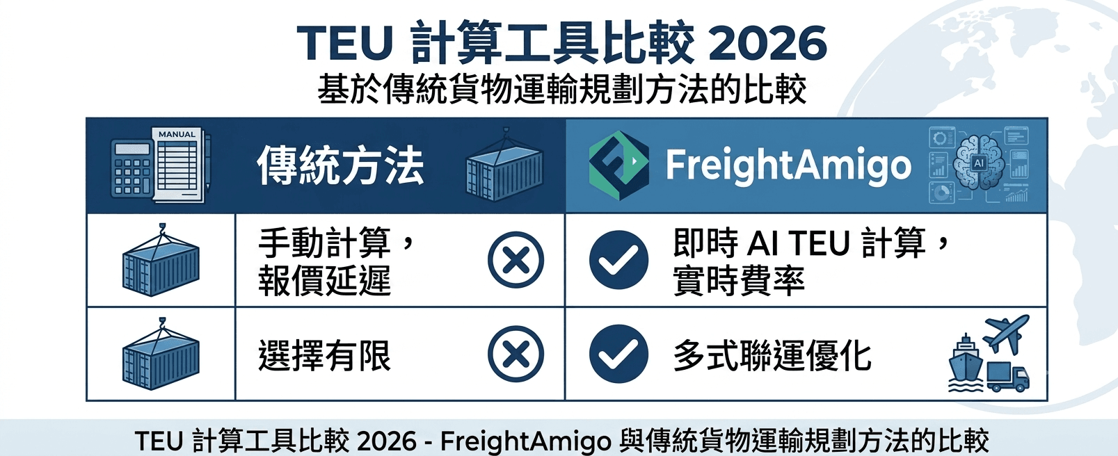 TEU 計算工具比較 2026