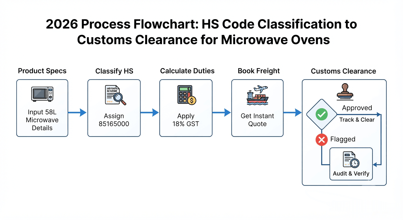 2026 Process Flowchart: HS Code Classification