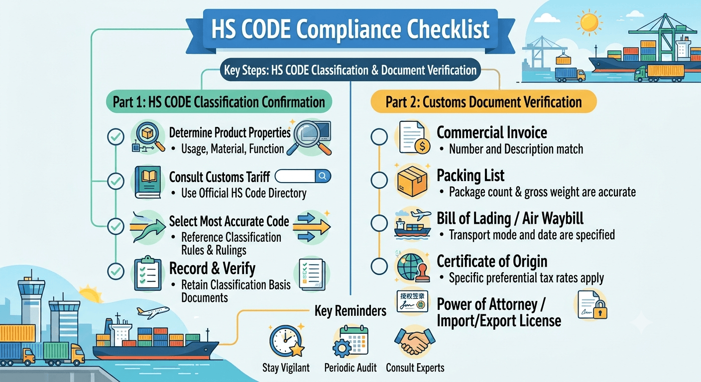 HS Code Compliance Checklist