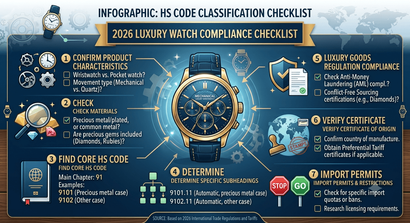 2026 Luxury Watch Compliance Checklist