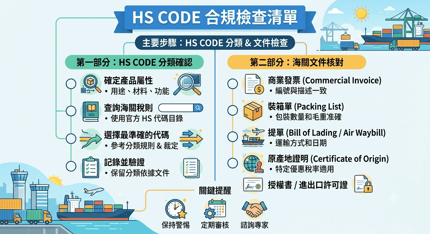 HS Code 合規檢查清單