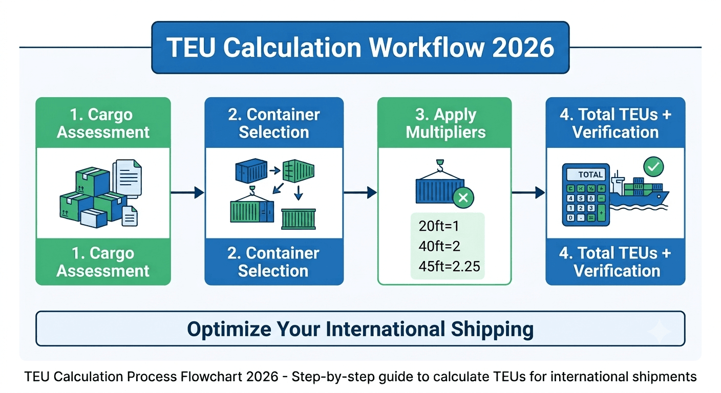 TEU Calculation Workflow 2026