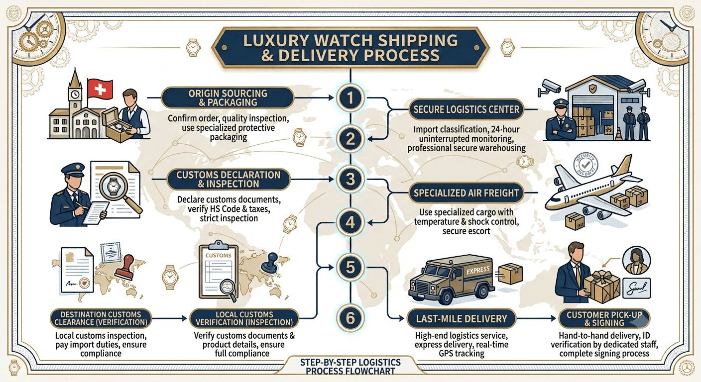 Luxury Watch Shipping & Delivery Process