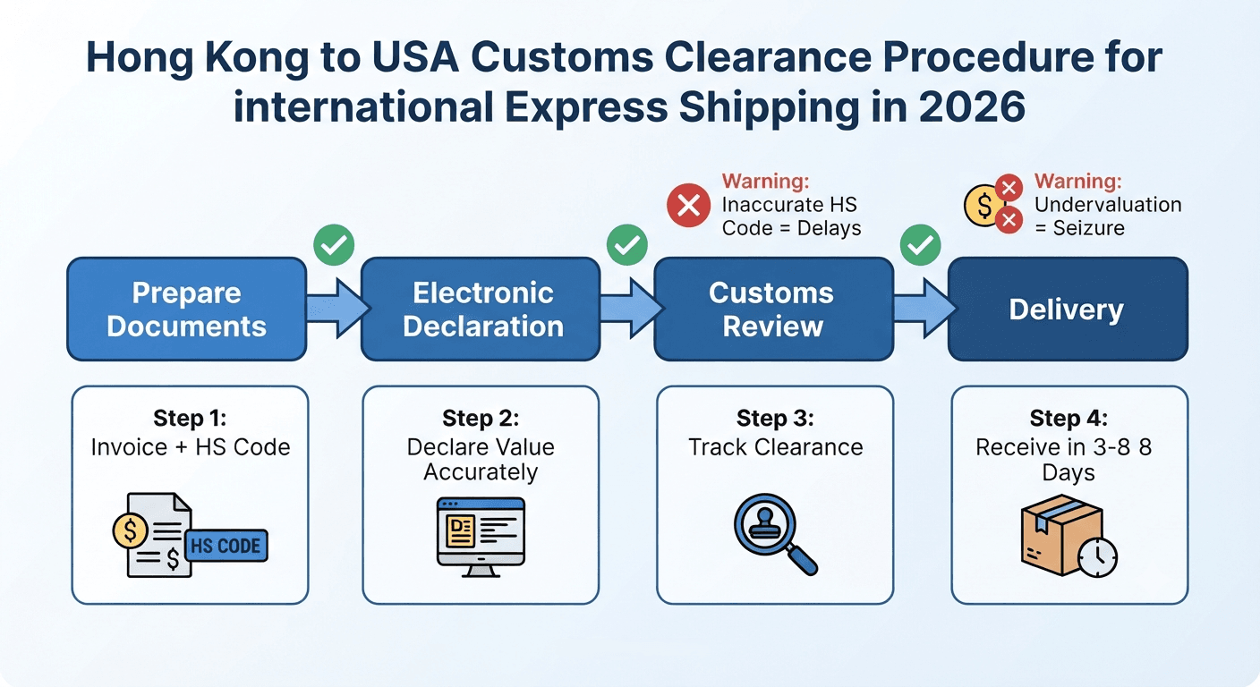 Shipping from HK to USA Clearnace Procedure