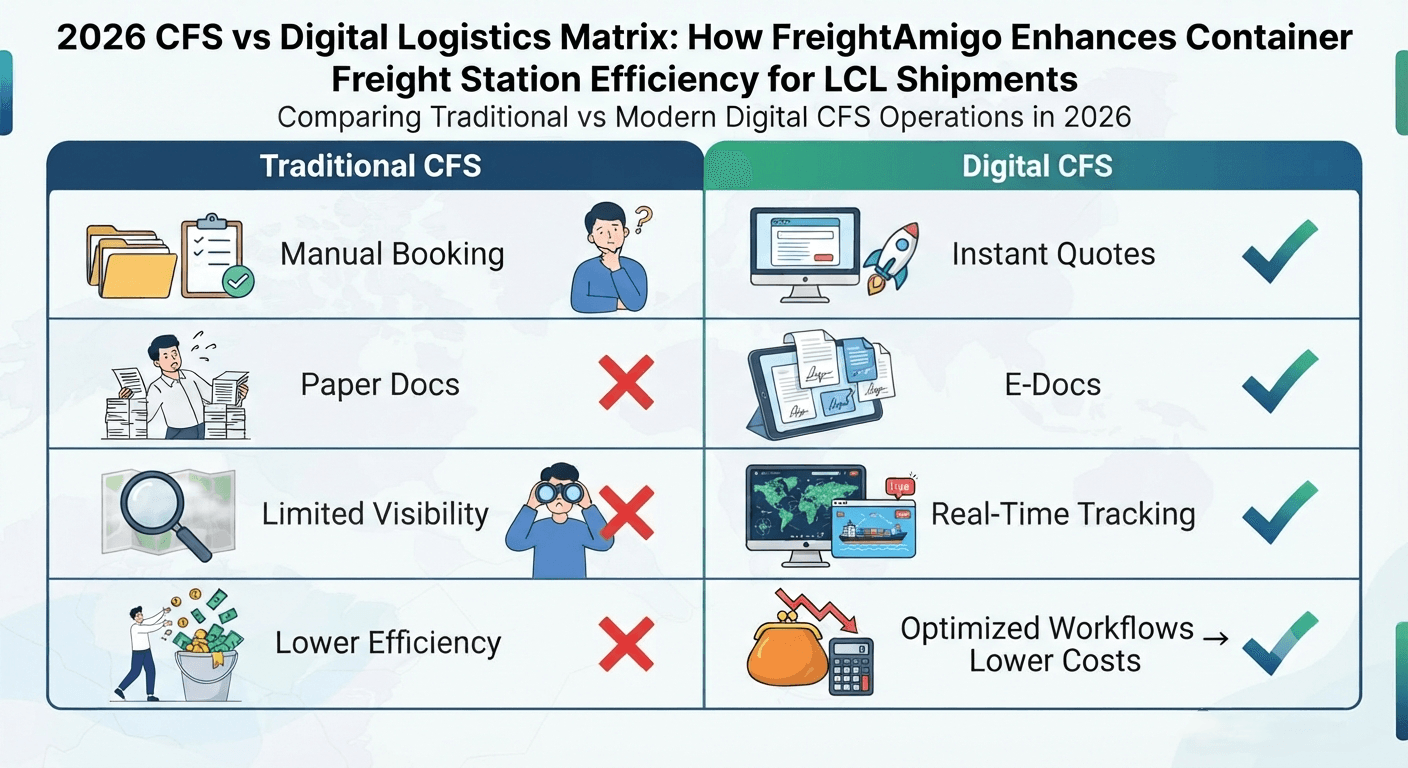 2026 CFS vs Digital Logistics Matrix