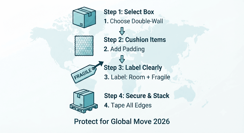 Pro Packing and Labeling Tips for Relocation