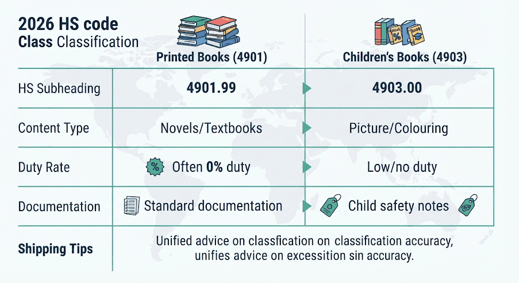 HS Code Classification for Books