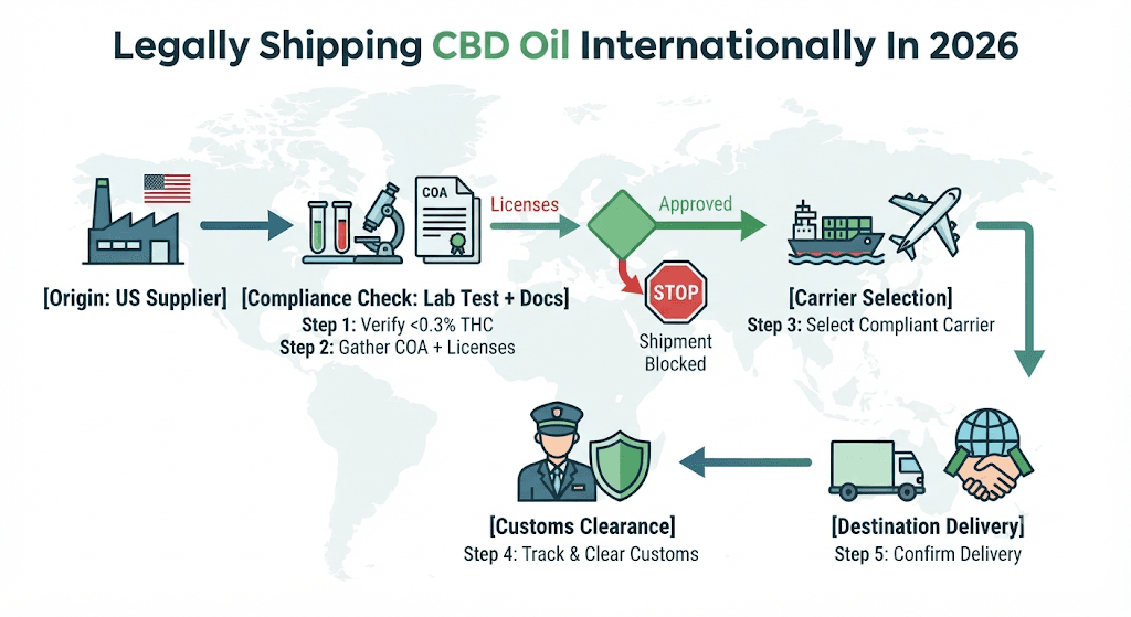 Legally Shipping CBD Oil In 2026