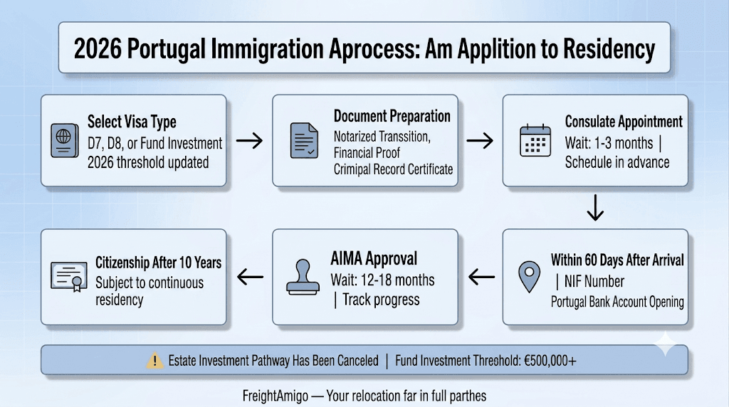 2026 Portugal Immigration Process