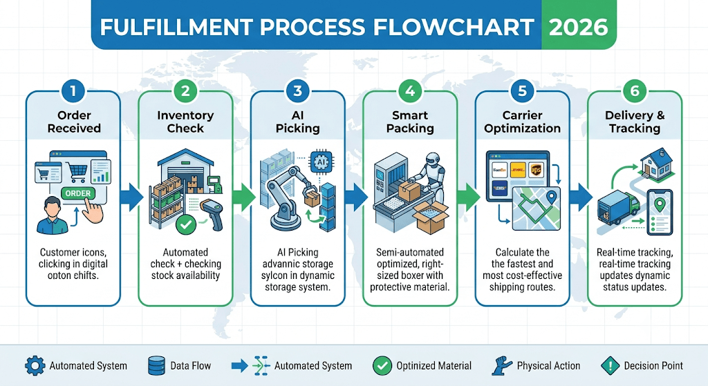Fulfillment Process Flowchart 2026
