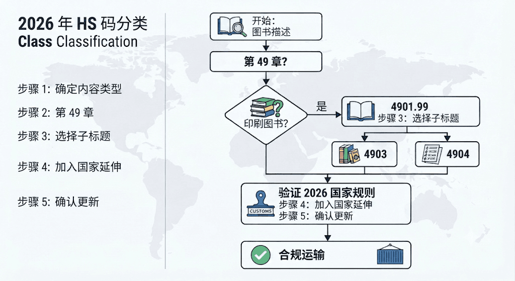 图书HS编码分类步骤