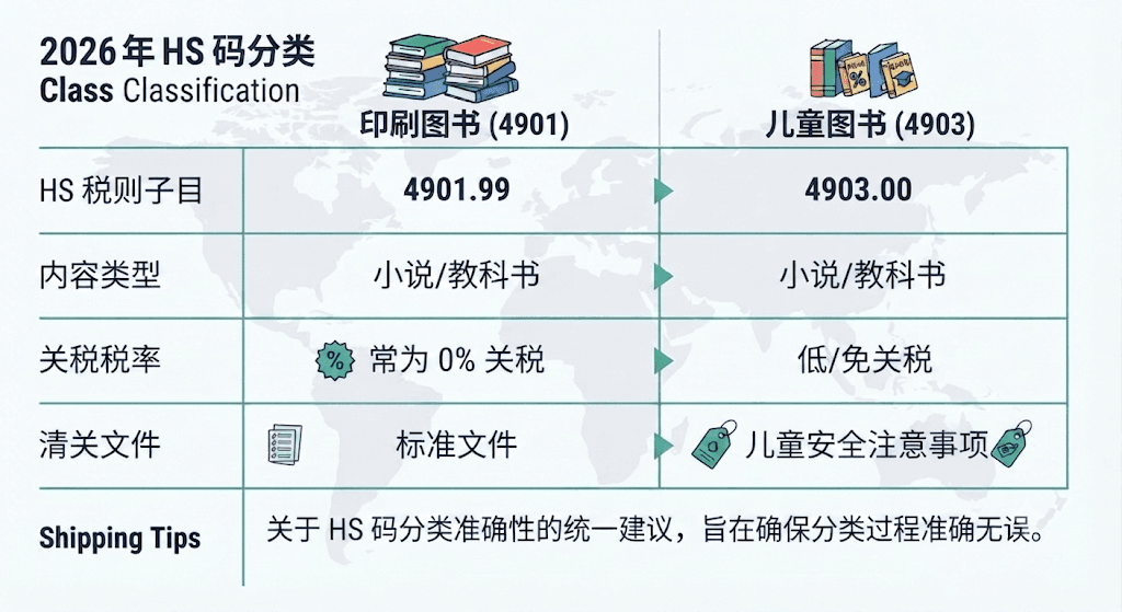 图书HS编码分类