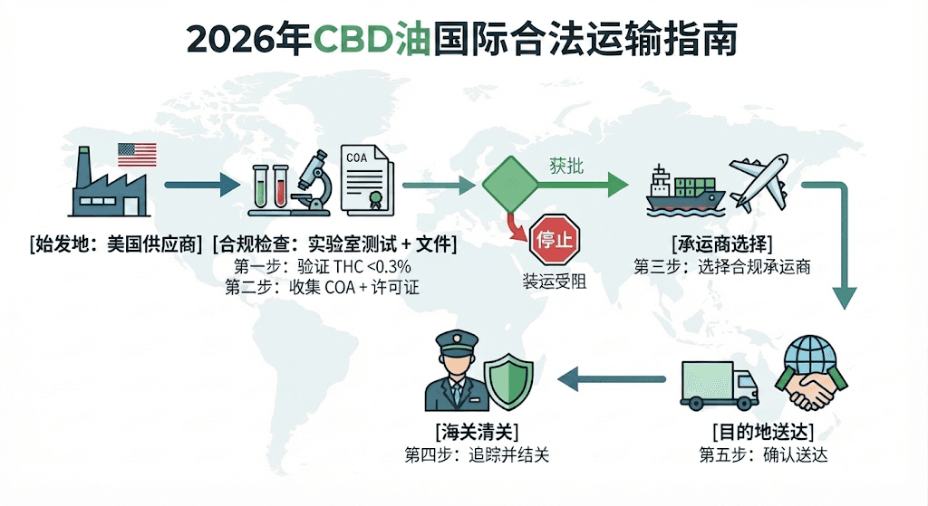 2026年合法运输CBD油指南