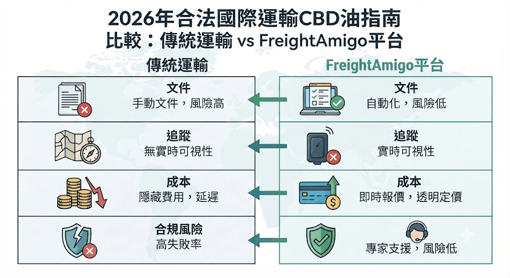 傳統運輸 vs 數碼平台運輸CBD油指南