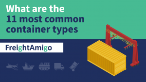 What are the 11 most common container types?