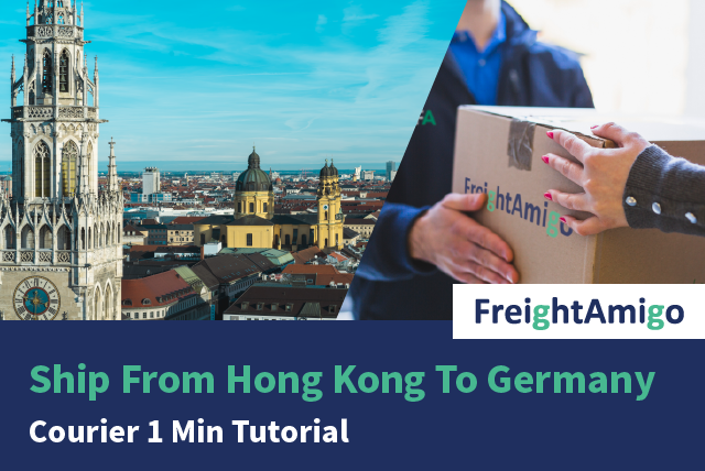 Ship From Hong Kong To Germany – Courier 1 Min Tutorial