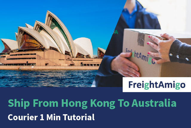 Ship From Hong Kong To Australia – Courier 1 Min Tutorial