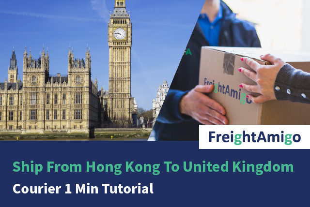 Ship From Hong Kong To United Kingdom – Courier 1 Min Tutorial