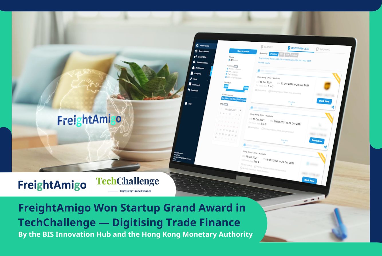 FreightAmigo Won Startup Grand Award In TechChallenge — Digitising Trade Finance