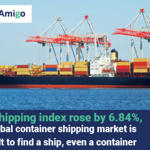 The shipping index rose by 6.84%, the global container shipping market is difficult to find a ship, even a container