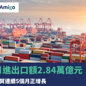10月進出口額2.84萬億元 中國外貿連續5個月正增長