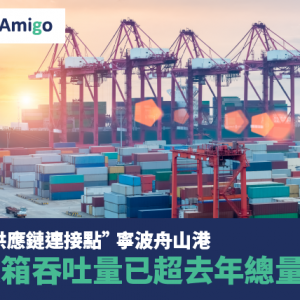 “全球供應鏈連接點” 寧波舟山港集裝箱吞吐量已超去年總量