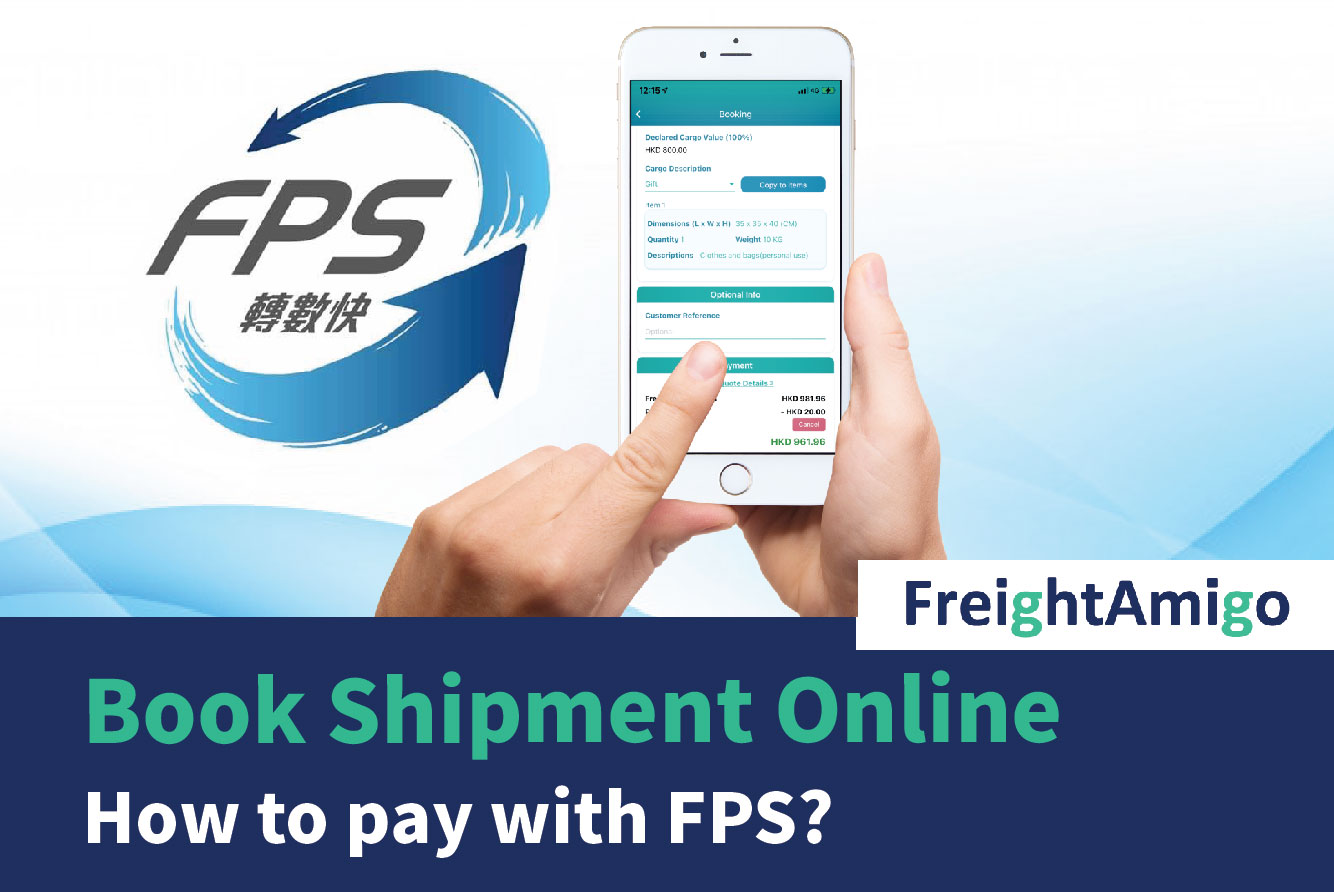 Book Shipment Online – How to pay with FPS?