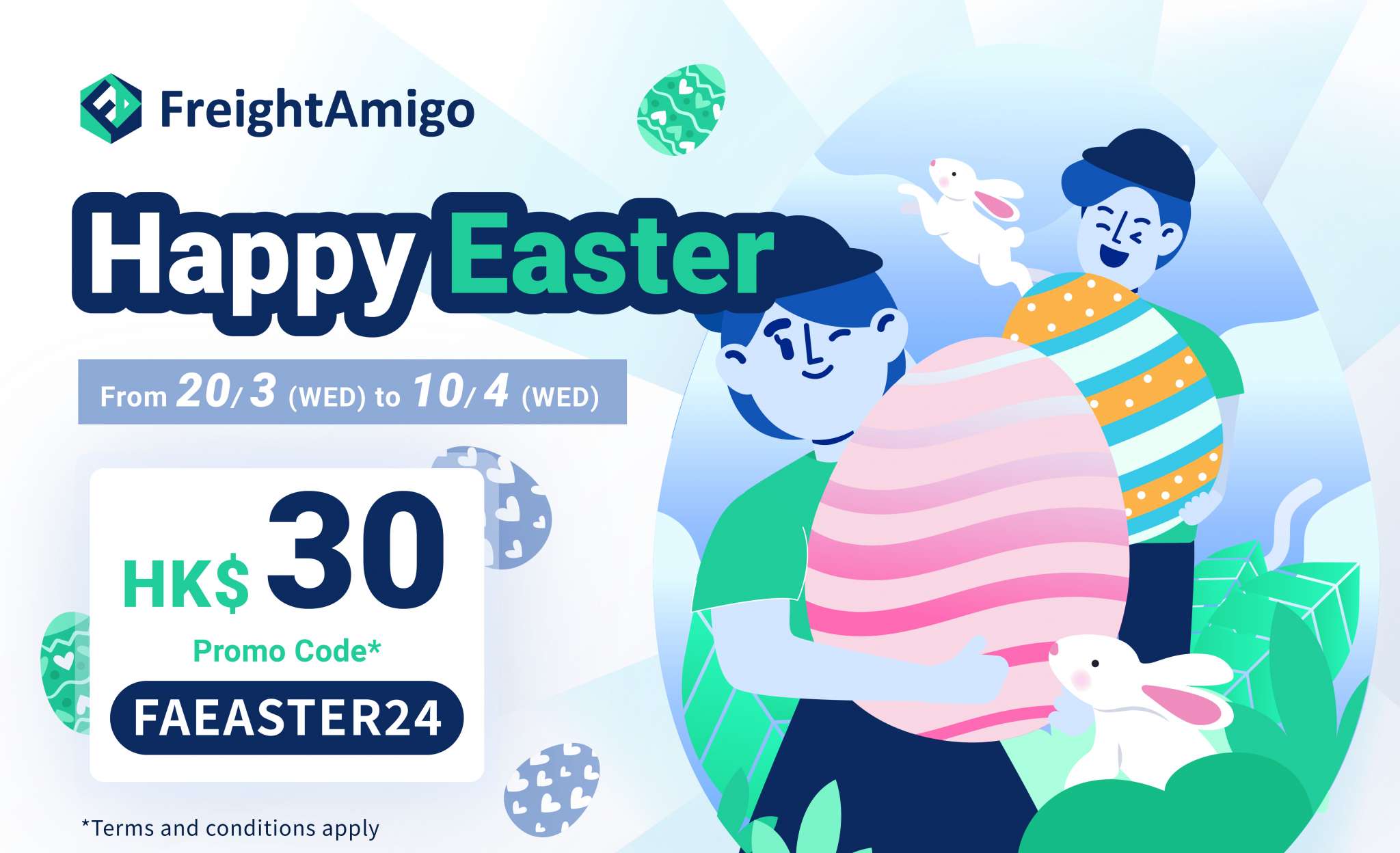 Easter Freightage Discount, 2024, FreightAmigo