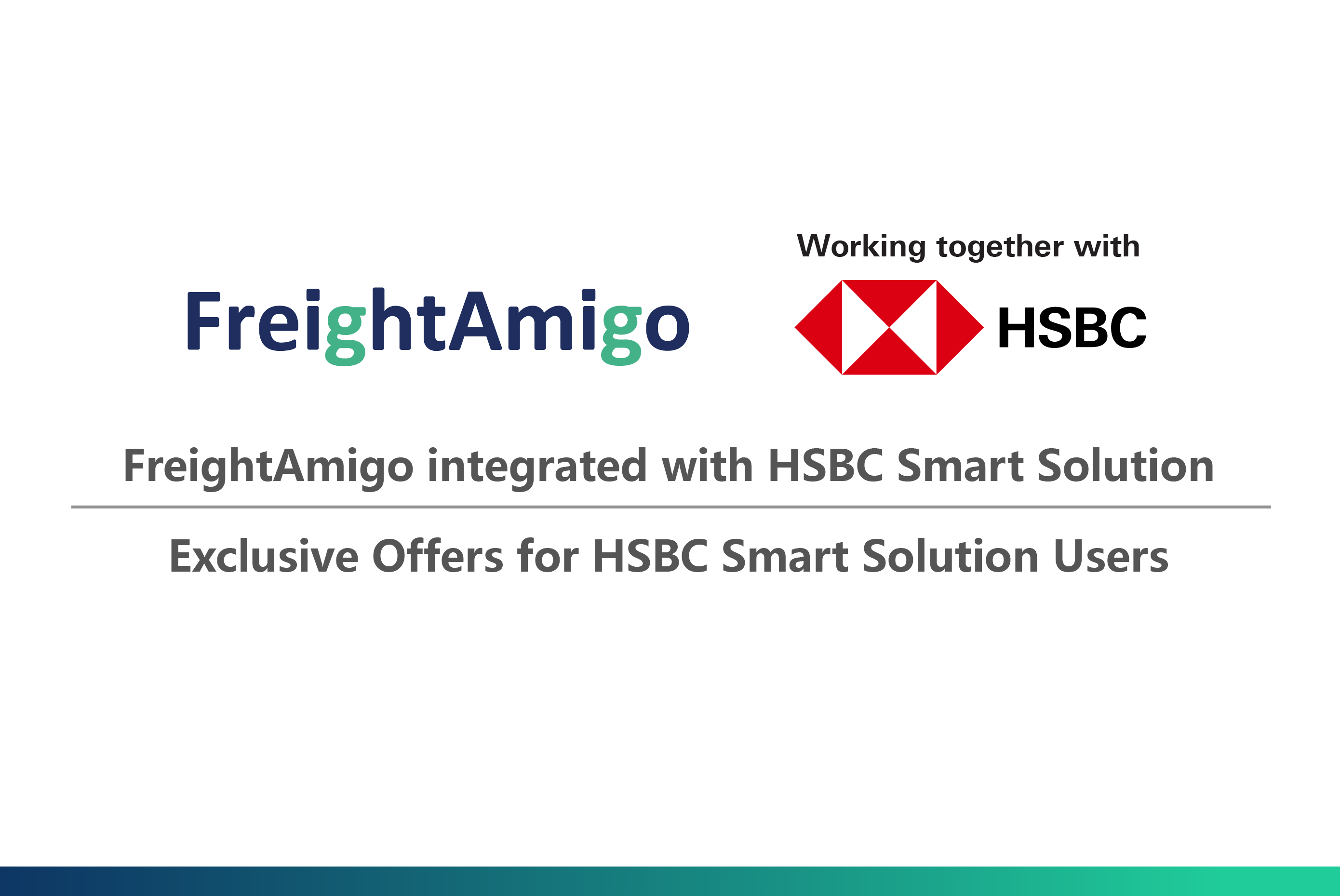 Over HKD40,000 Exclusive Freightage Offers for HSBC Smart Solution Users