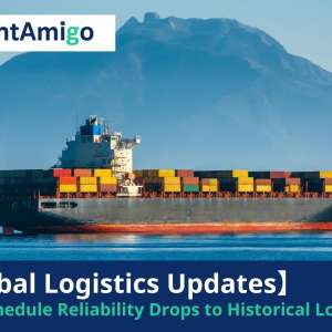 【Logistics News】Container Ports Struggle as Schedule Reliability Drops to Historical Low