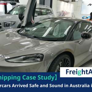 Car shipment - 8million supercar shipment from HK to Australia in 12 Days