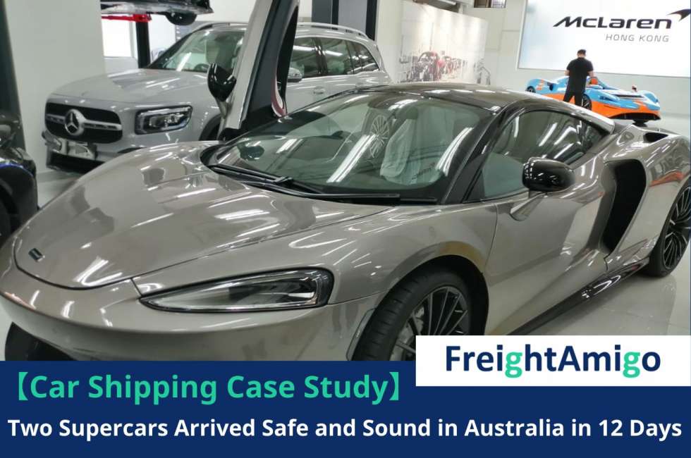 Car shipment - 8million supercar shipment from HK to Australia in 12 Days