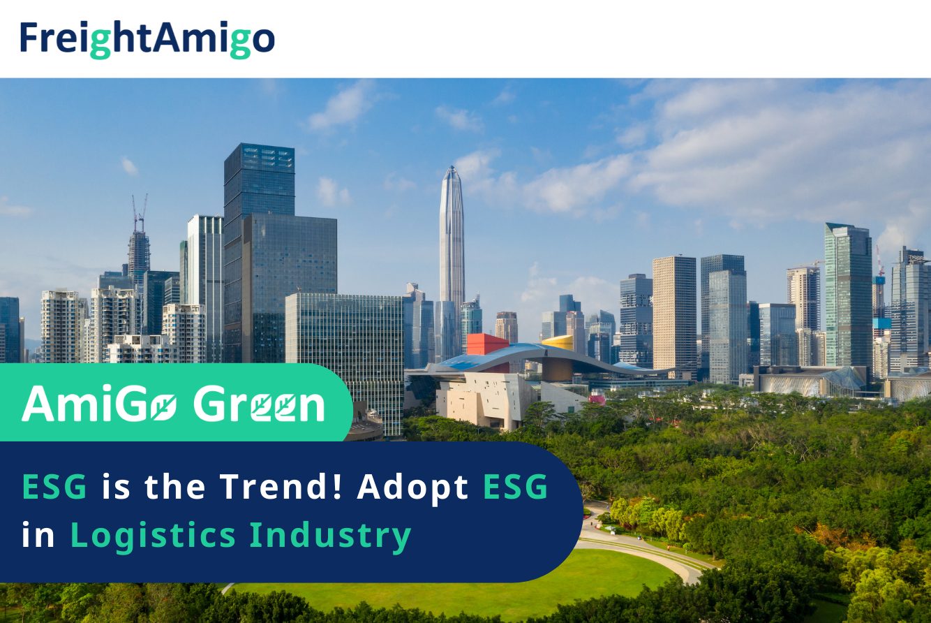 ESG is the Trend! FreightAmigo