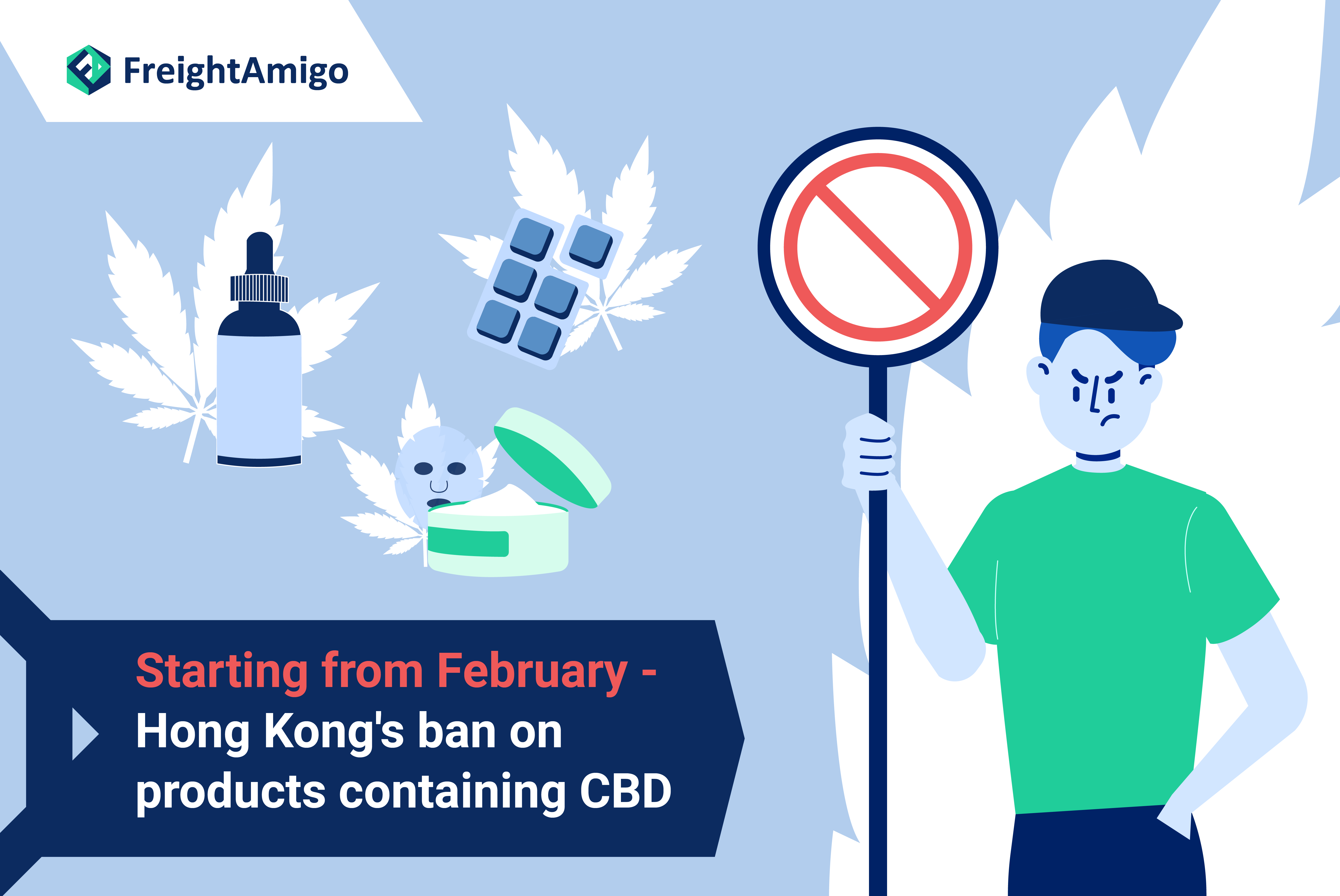 【Shipping Restriction】Hong Kong's ban on products containing CBD comes into effect in Feb