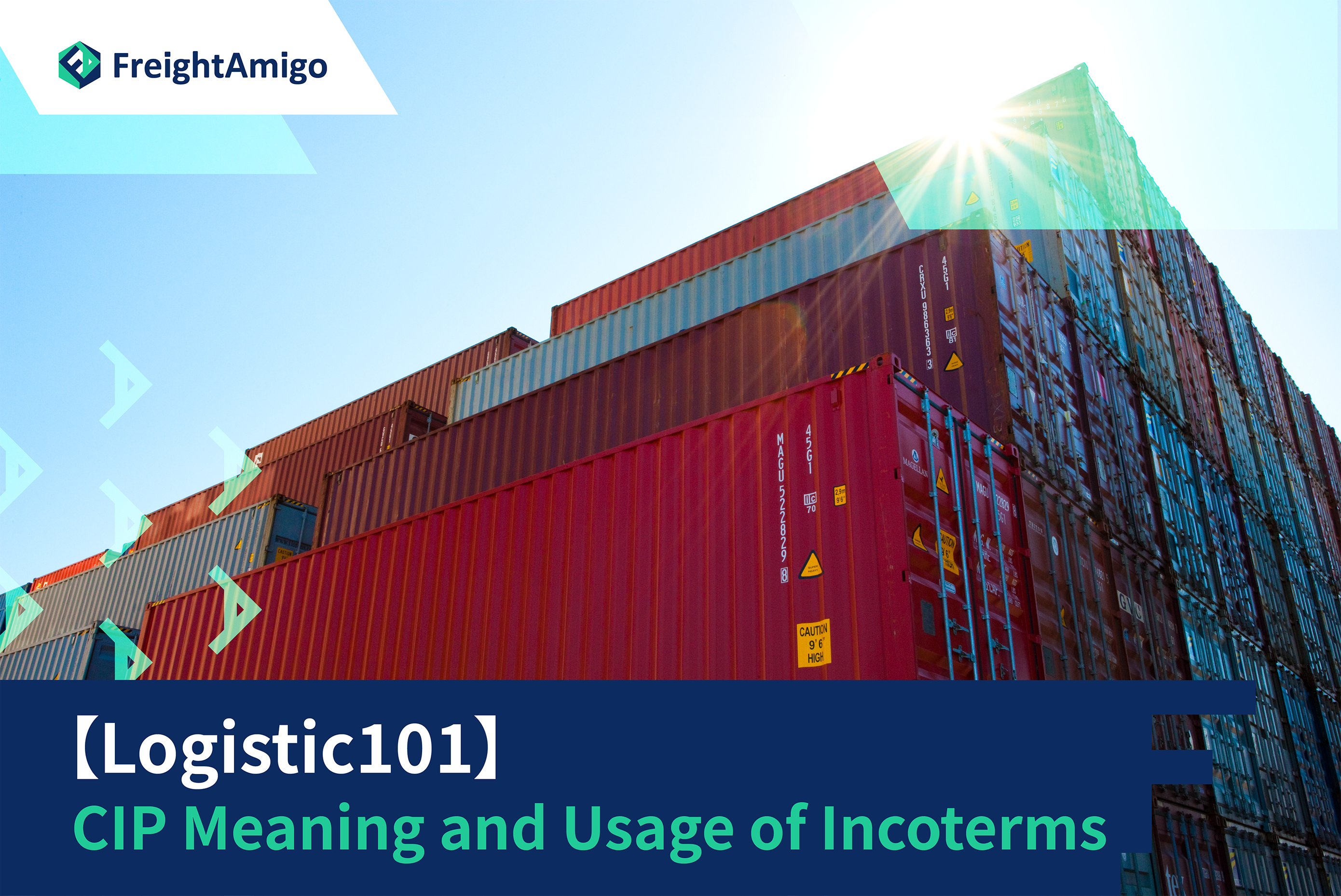 【Logistic101】 CIP Meaning and Usage of Incoterms