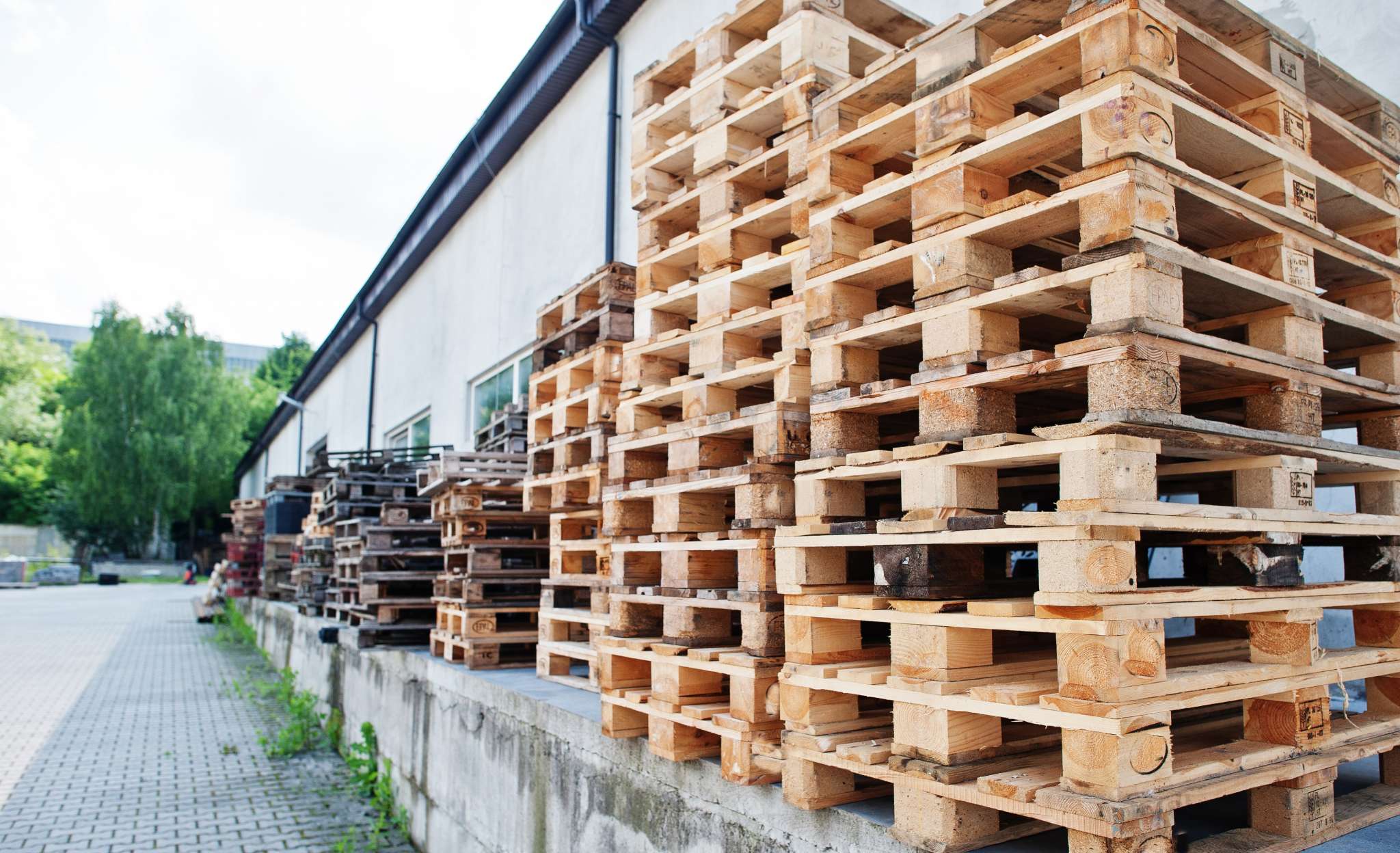 Why use pallets for container shipments?