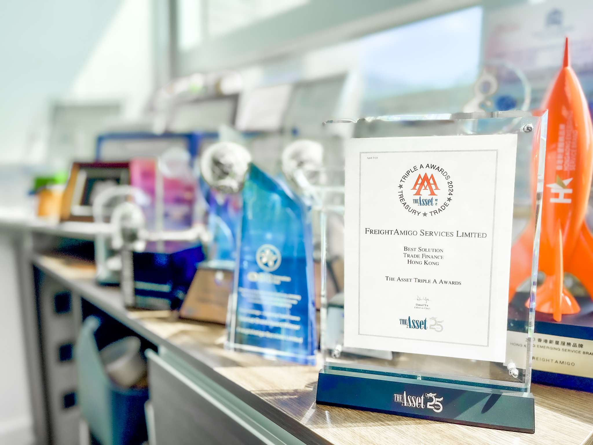 FreightAmigo wins Best Trade Finance Solution, FreightAmigo榮獲2024年度《財資》3A大獎