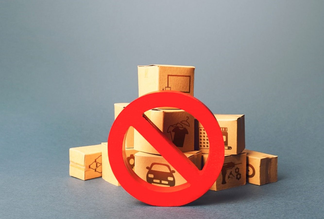 限制物品及禁運物品